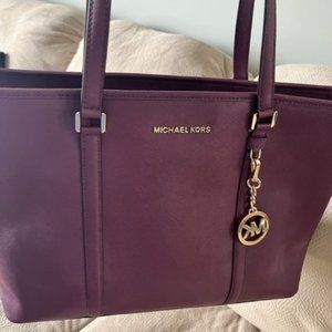 Michael Kors Sady Large Laptop Leather Tote Purse
